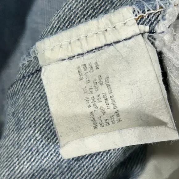 Vintage Levis 505 Orange Tab USA Denim Jeans 32 x 29 70s Straight